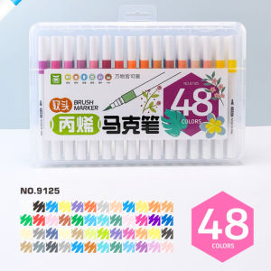 Bút Màu Acrylic Marker Hapi Toys - Vẽ Trên Mọi Chất Liệu 12/24/36/48/60//72 Cao Cấp Màu Sắc Tươi Sáng bút sơn Acrylic