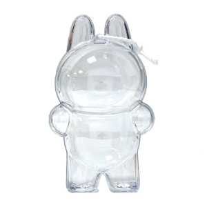 3rd Gen Doll Display Case for Plush Figure Dolls with Hanging Hook Protective Case for Plush Keychain Pendant Dustproof