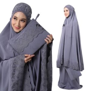 MUKENA SITI KHADIJAH PASTELENA KUALITAS BAGUS - TELEKUNG MUSLIMAH - MUKENA TERBARU