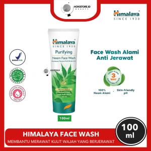 Himalaya Purifying Neem Face Wash 100ML/50ML - Hiamalaya Sabun Cuci Muka Untuk Wajah Berjerawat Acne Skincare