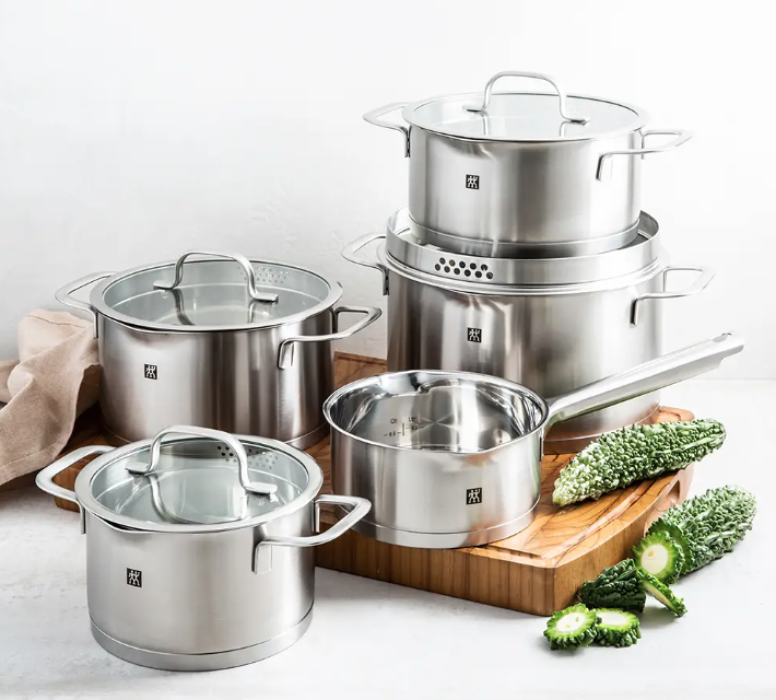 ZWILLING TRUEFLOW Sigma Classic+ 3-Ply Stainless Steel Cookware | Lazada