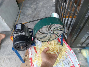 Máy thái sợi củ măng muối thành sợi 5ly - 6ly sử dụng điện 220V