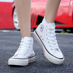 Convers Original Low Cut Canvas Shoe Shoes Sneakers Shoe On Sale Rubber Shoes Casual Shoes Sports Shoes Korean Shoes For Women On Sale Running Shoes Breathable Shoes- White