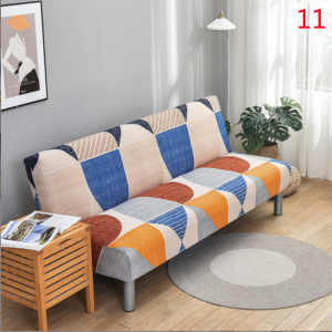 Fast delivery Armless Sofa Seat Cover Sofa Bed Cover Stretchable 160-190CM Universal Size Full Cover Folding Armless Elastic Futon No Arms Slipcover Milk Shreds Tight Wrap Slip-resistant Elastic Stretch Furniture Slipcovers Sofa Cover 3 Seater on sale set