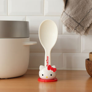 VINTLOOK Cute Cartoon Standing Rice Spoon for Electric Rice Cooker Non-Stick Design with Adorable Animal Face