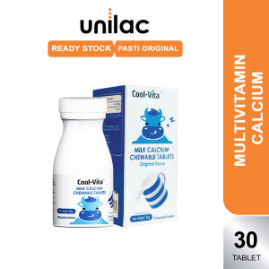 CoolVita Milk Calcium Chewable (Kunyah) Rasa Original Flavor isi 30 Tablets | Cool Vita Calcium | Coolvita Calcium