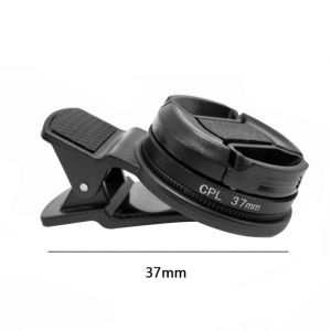 Circular 37mm CPL Polarizers Polarizing Filter Clip-on Portable For Phone Lens Accessory