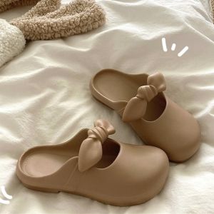 [READY STOCK🇲🇾] Womens Mary Jane Ballet Flats Mini Ribbon design EVA Anti-Slip Casual wear Outdoor Flats Sandal | Kasut Selipar Perempuan