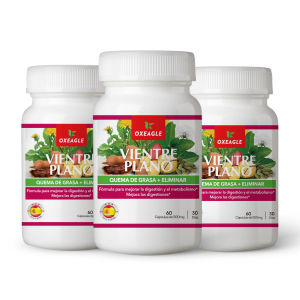 Oxeagle Targeted Waistline Support Capsules | Promote Abdominal Balance & Metabolism | Made in Spain
