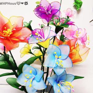 WP💓💛💖 400Pcs Mini Flower Stamen Artificial Pearl Pistil Double Heads DIY Floral Craft For Wedding Decor Needlework Scrapbooking