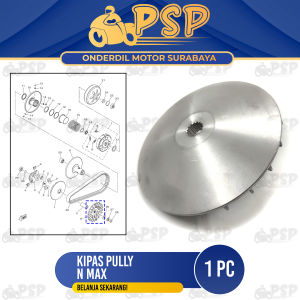 Kipas Pully Nmax - Kipas Rumah Roller Face Drive Fan Puly Pulley Puley Depan Aerox N Max Lexi 155