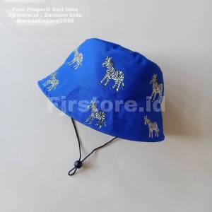 Bucket Hat Anak Tali Karakter Jerapah Usia 2-10 Thn