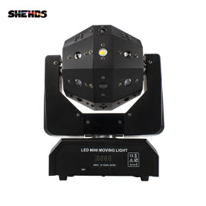 SHEHDS LED 16X3W RGBW Beam RG Laser Stroboscopic Wash Moving Head Light for KTV Stage Disco Ball Dancing DJ Equipment Wedding Concert