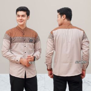 Baju koko Pria lengan Panjang Motif Bima