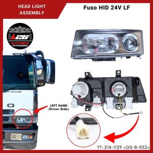 Mitsubishi Fuso Fighter 355 Super Great Supergreat 8DC9 FV350 Head Lamp Head Light Assembly 1994-1996 YT-214-1129 GS-B-032 24v