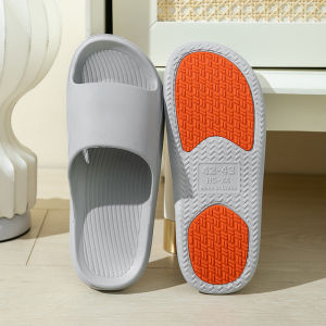 KORS แตะรุ่นยาง PVC รองเท้าแตะเพื่อสุขภาพกันลื่นได้ดีมาก รองเท้าสลิปเปอร์ สินค้าบางเบา รองเท้าเหมาะใส่ในห้องน้ำ ใช้งานในบ้านหรือตัวอาคาร สีต่างๆ