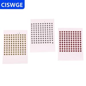 [COD] CISWGE 100Pcs Fishing Lure Eyes Holographic Fly Tying Fishing Bait Sticker 3D 3 4 5 6MM DIY Artificial Fish Eyes Bait Fish Eyes Sticker