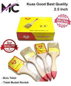 Kuas Cat Tembok 1inch 1.5inch 2inch 3inch 4inch Dinding Tukang Bulu Halus Premium Good Kualitas Terbaik Murah