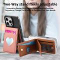 Adhesive Backing Phone Case with Small Mirror & Blocking Mobile Phone Organizers for Daily Essential. 