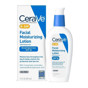 CeraVe Moisturizer AM Facial Moisturizing Lotion With Niacinamide & PM Facial Moisturizing Lotion