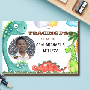 Personalized Tracing Pad For Kids | Name | Alphabet | Numbers | Lines | Shapes | Writing Guide | Cursive and Non-cursive Style