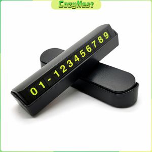 C.N. Car Temporary Parking Card Phone Number Card Plate Car Sticker Luminous Telephone Number