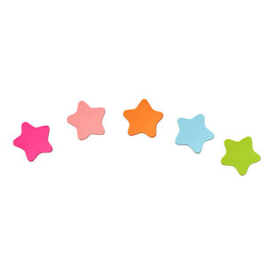 Ginca 20Pcs Star Magnetic Blackboard Sticker Refrigerator Magnet Children Race Magnet