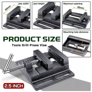 Heavy Duty Bench Vise 2.5/3/4/5/6 Inches Portable Durable High-Precision High Hardness Strong Fixture Multifunctional Precision Platform Flat Pliers Process Maintenance Tool