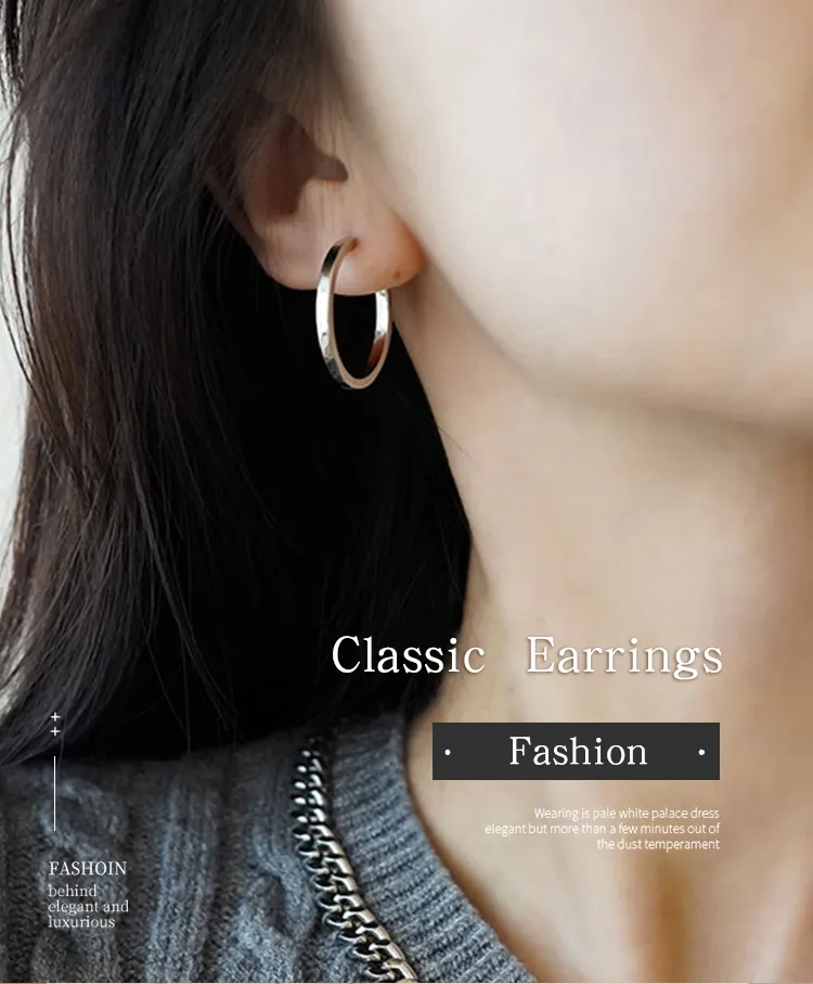 Minimalist sale circle earrings