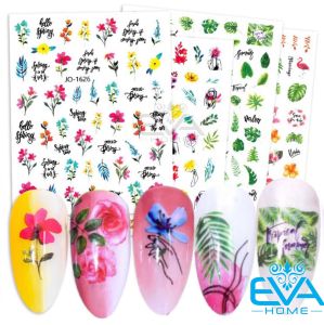 Sticker Dán Móng Tay 3D Dạng Decal Dán Móng Chống Nước Joyful Nails Series Hoạ Tiết Hoa Mùa Hè Nhiều Mẫu JO1626-JO1631