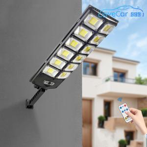 Solar Street Lights Outdoor with Motion Sensor and Remote Waterproof Solar Flood Lamps for Yard Entryway Garage Porch