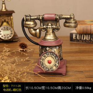 American Telephone Decorations Home Living Room Shop Bar Desktop Decorations Industrial Style Landline Style Telephone Model