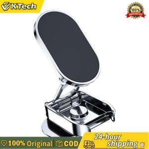 【Free Shipping】 Magnetic Folding Mobile Phone Stand 720  Rotatable Car Phone Holder Smartphone Mobile Stand Auto Accessories