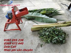 Máy băm chuối mịn motor 2hp khung máy bằng thép dày và sơn tĩnh điện