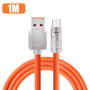 New Super Fast Charge 120W 6A Type C Cable Quick Charge USB Cable Silicone Data Cable for Xiaomi Huawei Samsung Bold Data Line