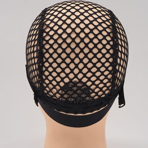 4x4 inch Lace Closure Wig Caps With Big Holes Stretchy Net Materials Hairnet For Making Wigs