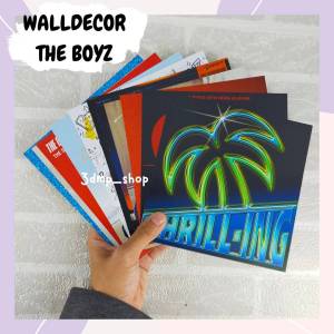 WALL DECOR WALLDECOR HIASAN DINDING THE BOYZ KPOP