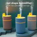 Cat LED Lamp Humidifier Diffuser Pelembab Ruangan Udara Diffuser Aromatherapy.. 