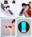 Khúc xạ kế đo độ ngọt Brix 0-32%, Máy đo đô ngọt trái cây tặng kèm hộp đựng cao cấp. 