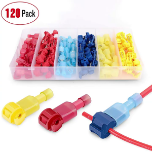 144pcs t-tap đầu nối dây điện nhanh chóng dây nối nối tự Tước đầu kết nối điện cho hệ thống dây điện ô tô