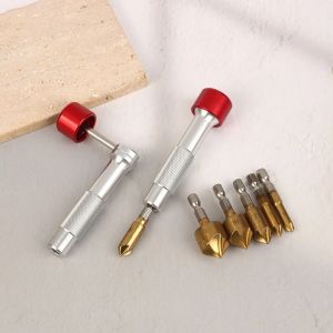 ECOCOKU PH0 PH1 PH3 T15 T20 T25 Red Hat Reinforced Screwdriver Durable 180 Degrees Hex Bit Screwdriver Repair Tool Compact Non-slip Screwdriver Manual Drilling