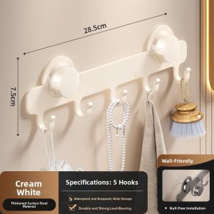 YONGLE No-drilling Heavy-duty Bathroom Hook