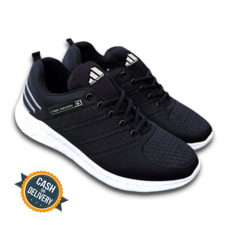 Sepatu Sneakers Sport Line Pria Wanita Olahraga Sepatu Sneakers Pu