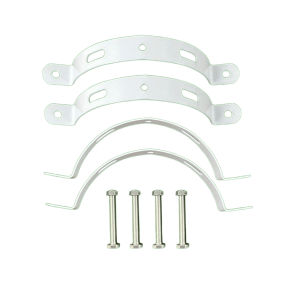 Adjustable Double-Tube Bracket Street Light Clasp Hoop Light Fixture Support For Telephone Pole