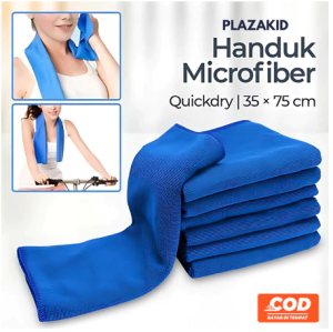 Handuk Olahraga Microfiber Handuk Cepat Kering Ukuran 35x75cm