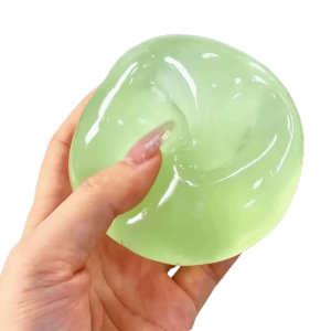 COUPLECOL Soft Coconut Oil Squishy Ball Transparent Blue Ball Quick-rebound Squeeze Toy Kneading Toys Quick-rebound Maltose Squishy Toy For Kids Adults