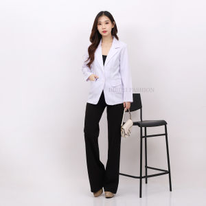 Dibihi Jas Formal Wanita Blezer Kerja Formal Body Panjang Bahan Gracella Premium