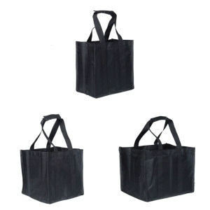 Oxford Fabric Wine Bottle Bag Reusable Multi Compartments Gift Bag For Beverages Carriers And Special Event