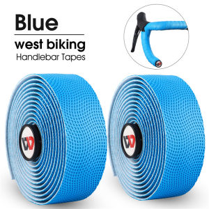 WEST BIKING Băng Ghi Đông Xe Đạp Băng Ghi Đông Chống Sốc EVA Chống Trượt Cho Xe Đạp Đường Trường Với 2 Nút Thanh Phụ Kiện Xe Đạp Cho Vợt Cầu Lông Và Cần Câu