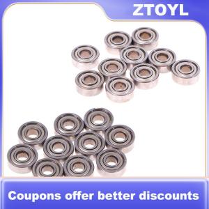 【ZTOYL】 10pcs 5x14x5mm deep groove spherical carbon steel miniature bearings 605ZZ